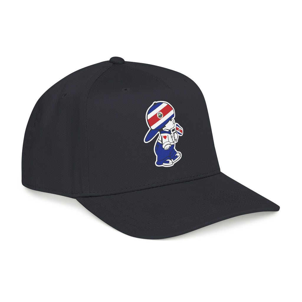 Gorra de béisbol de perfil medio Costa Rica El Niño Tico Original