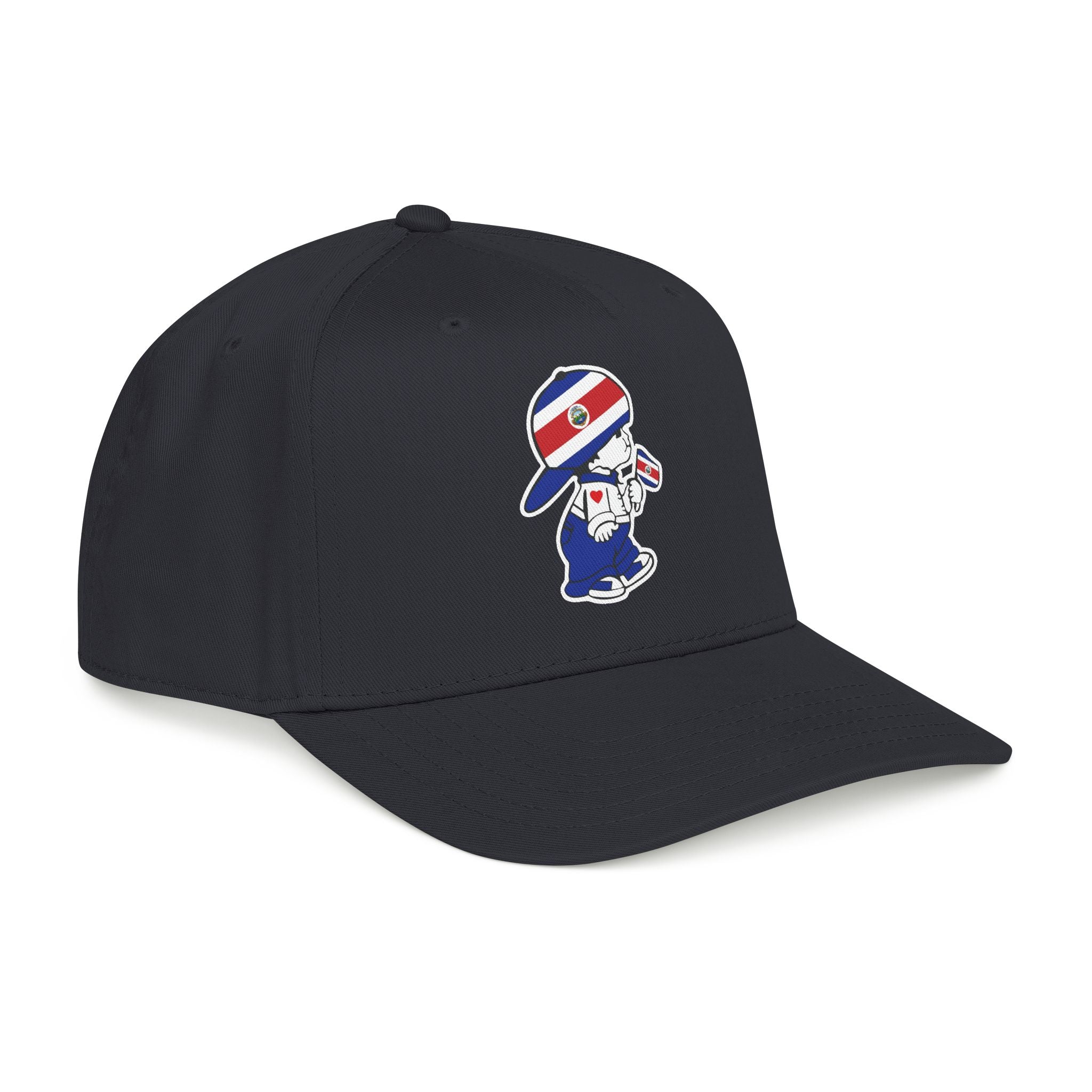 Gorra de béisbol de perfil medio Costa Rica El Niño Tico Original
