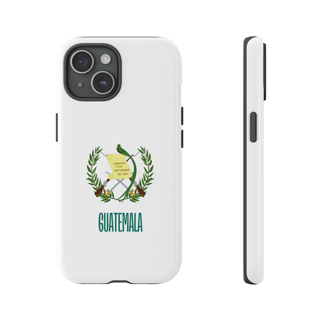Funda para el móvil iPhone 15 Escudo Nacional de Guatemala
