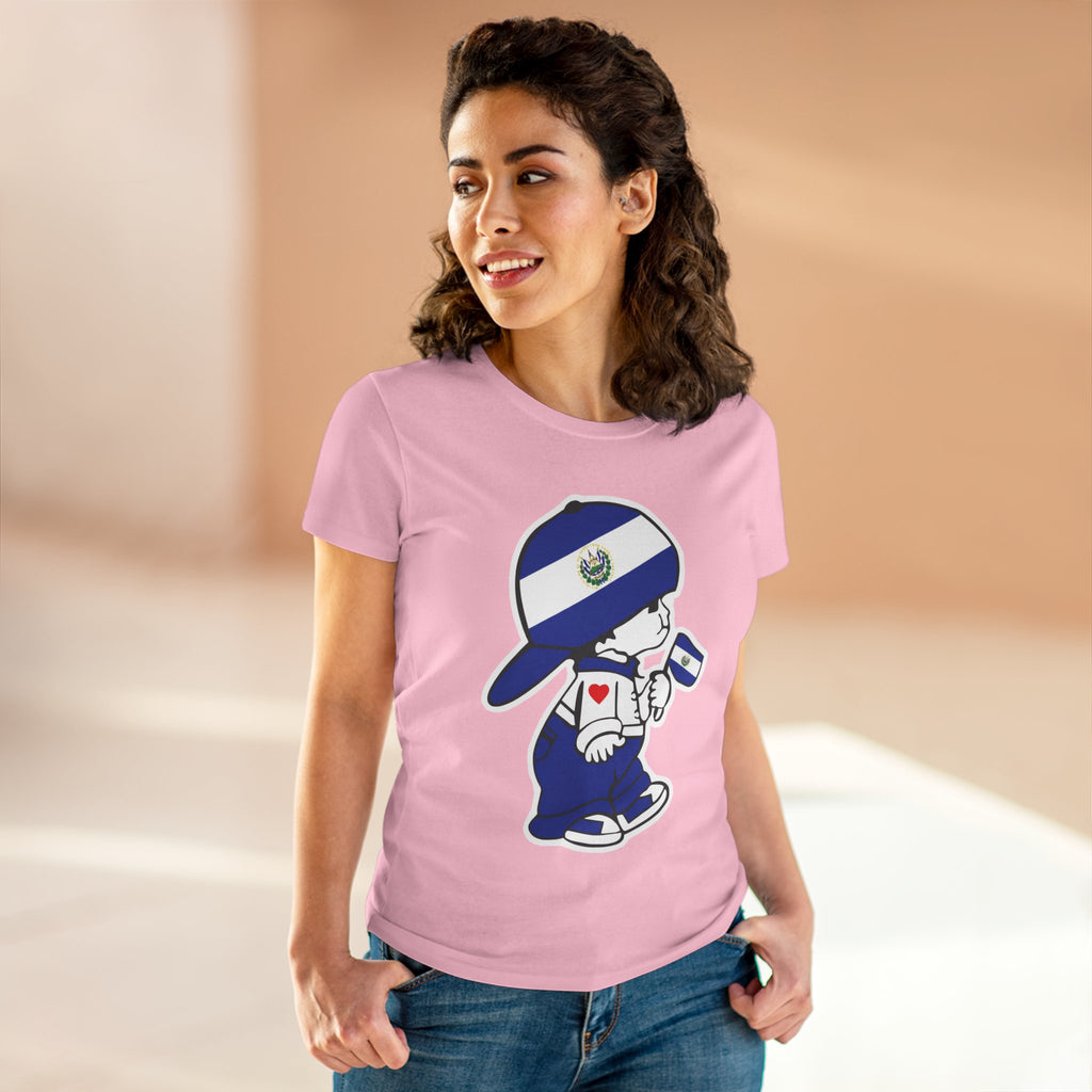 ALGODÓN DE MEDIO GROSOR Camiseta de Mujeres El Niño Guanaco Original