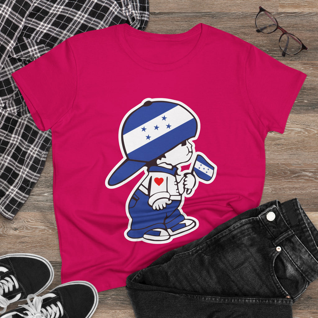 ALGODÓN DE MEDIO GROSOR Camiseta de Mujeres El Niño Chapín Original