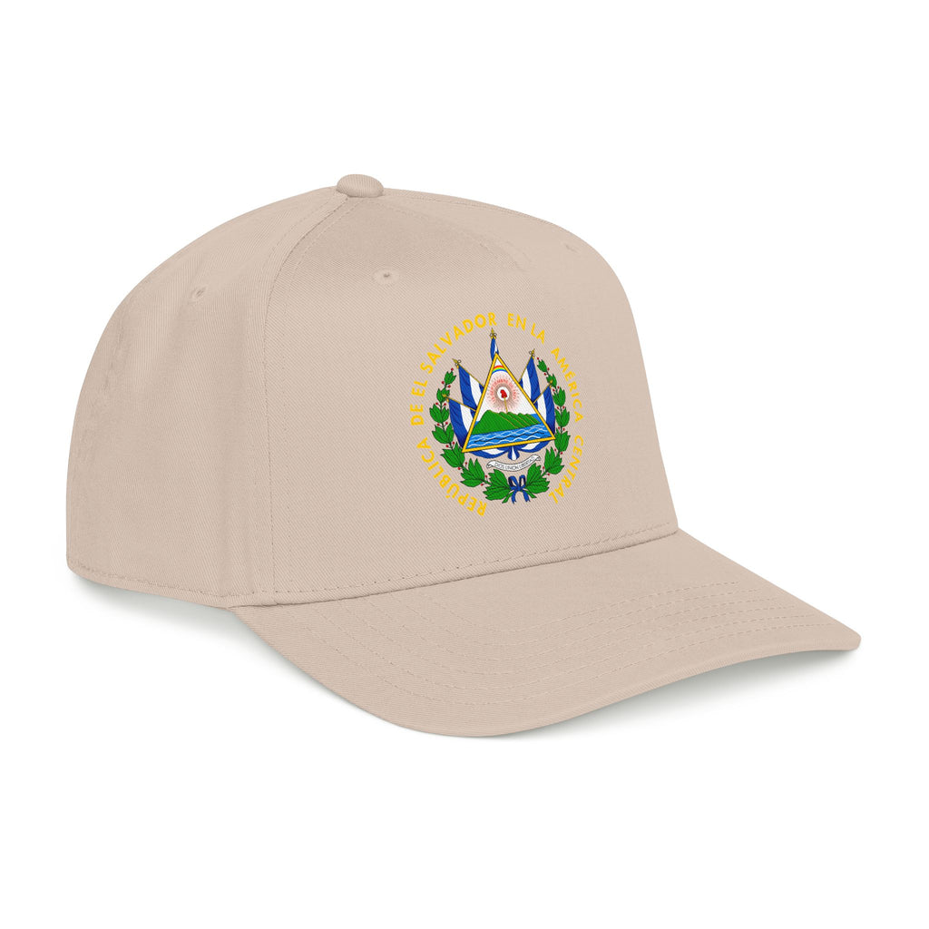 Gorra de béisbol de perfil medio El Salvador Escudo Nacional de El Salvador