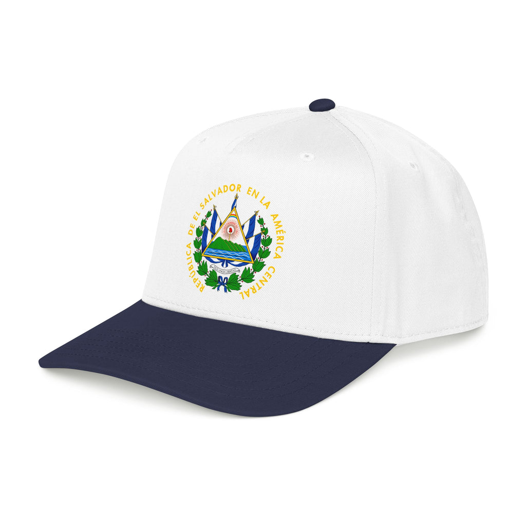 Gorra de béisbol de perfil medio El Salvador Escudo Nacional de El Salvador