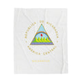 Colcha de terciopelo de algodón Nicaragua Escudo Nacional de Nicaragua