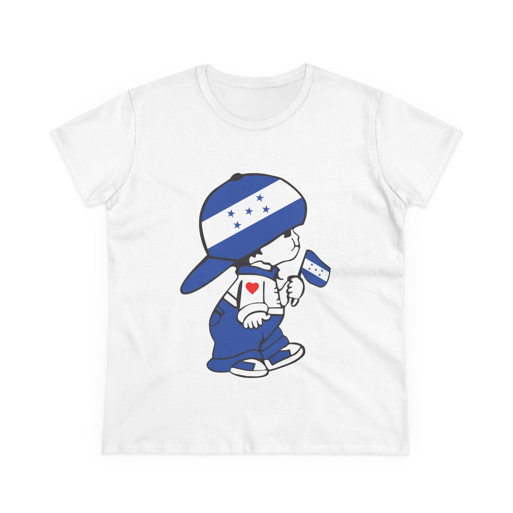 ALGODÓN DE MEDIO GROSOR Camiseta de Mujeres El Niño Chapín Original