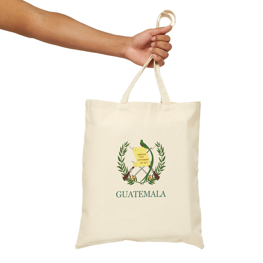 Bolsa de lona de algodón Guatemala Escudo Nacional de Guatemala