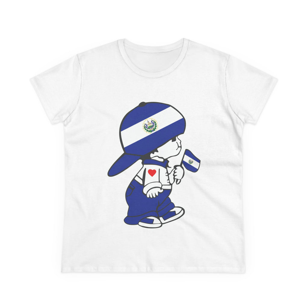 ALGODÓN DE MEDIO GROSOR Camiseta de Mujeres El Niño Guanaco Original