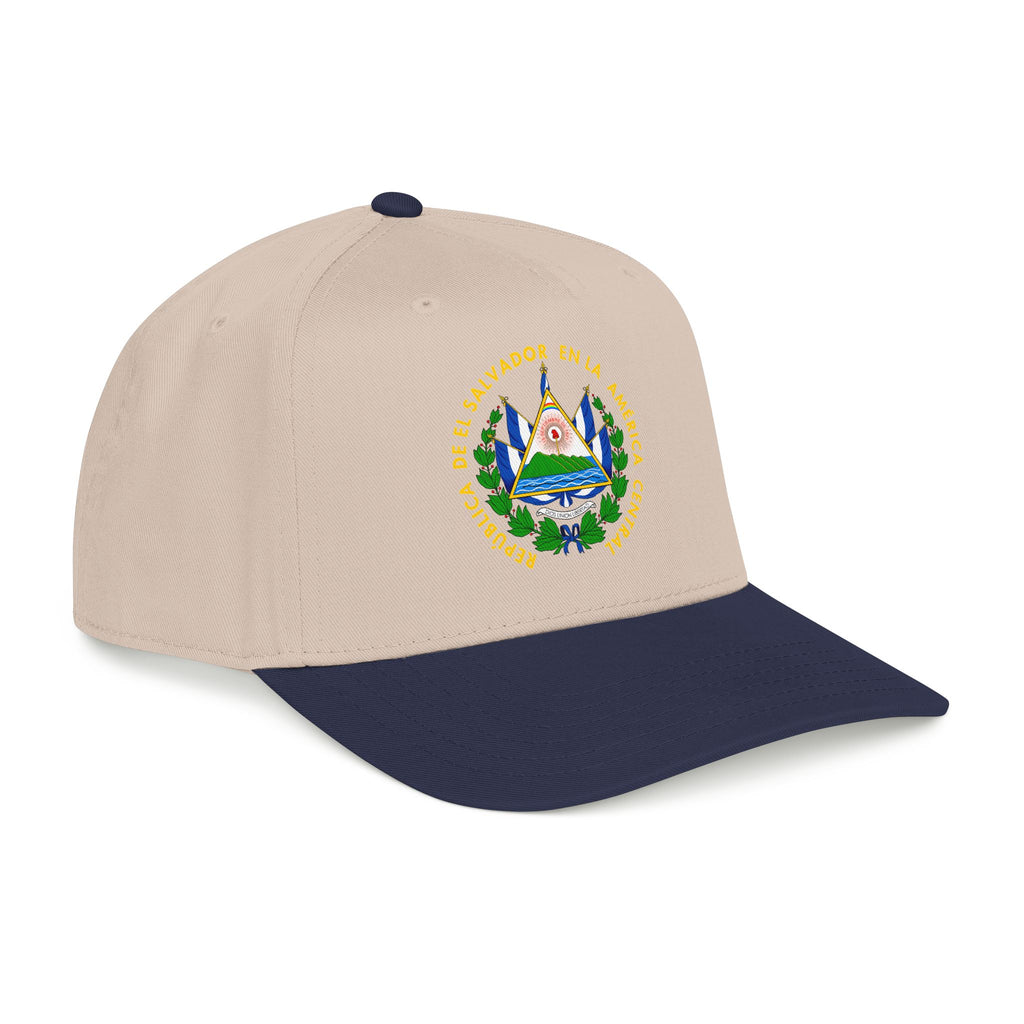 Gorra de béisbol de perfil medio El Salvador Escudo Nacional de El Salvador