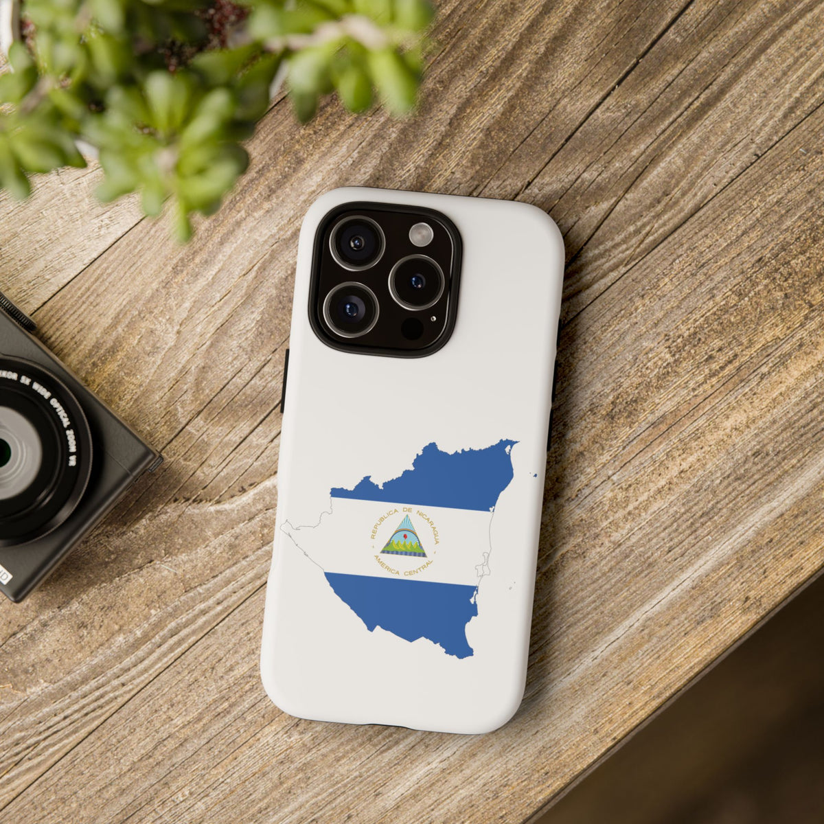 Funda para el móvil iPhone 16 silueta Nicaragua