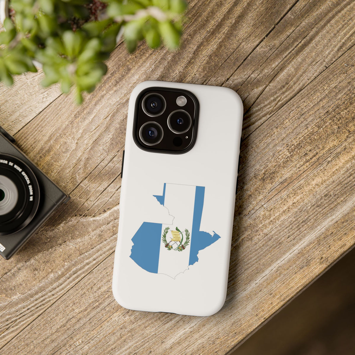 Funda para el móvil iPhone 16 silueta Guatemala