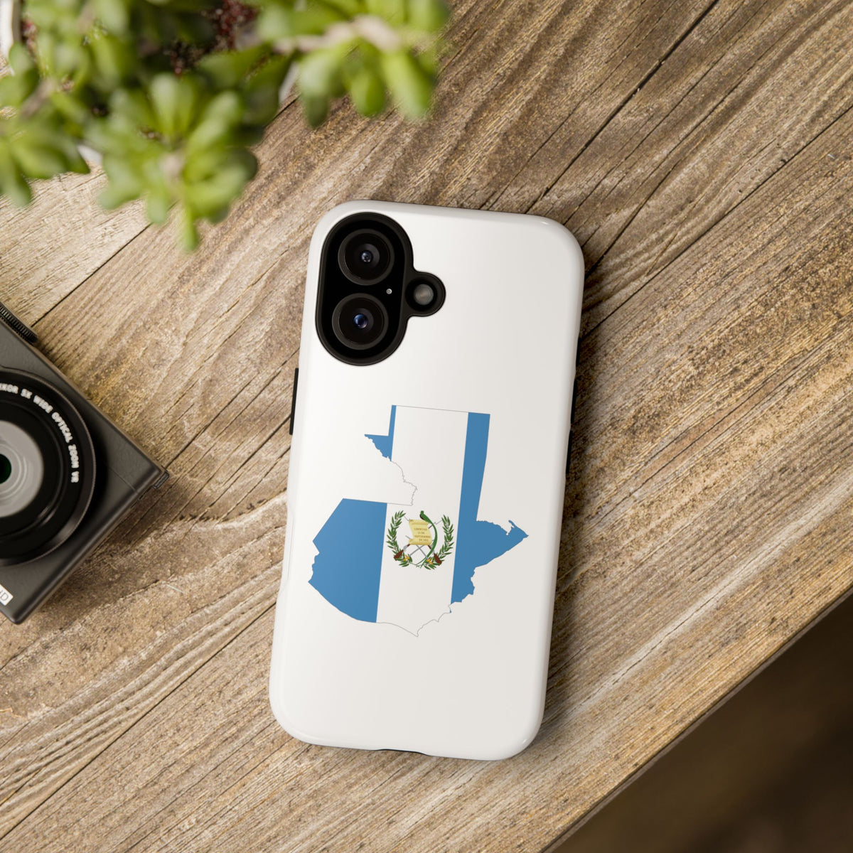 Funda para el móvil iPhone 16 silueta Guatemala