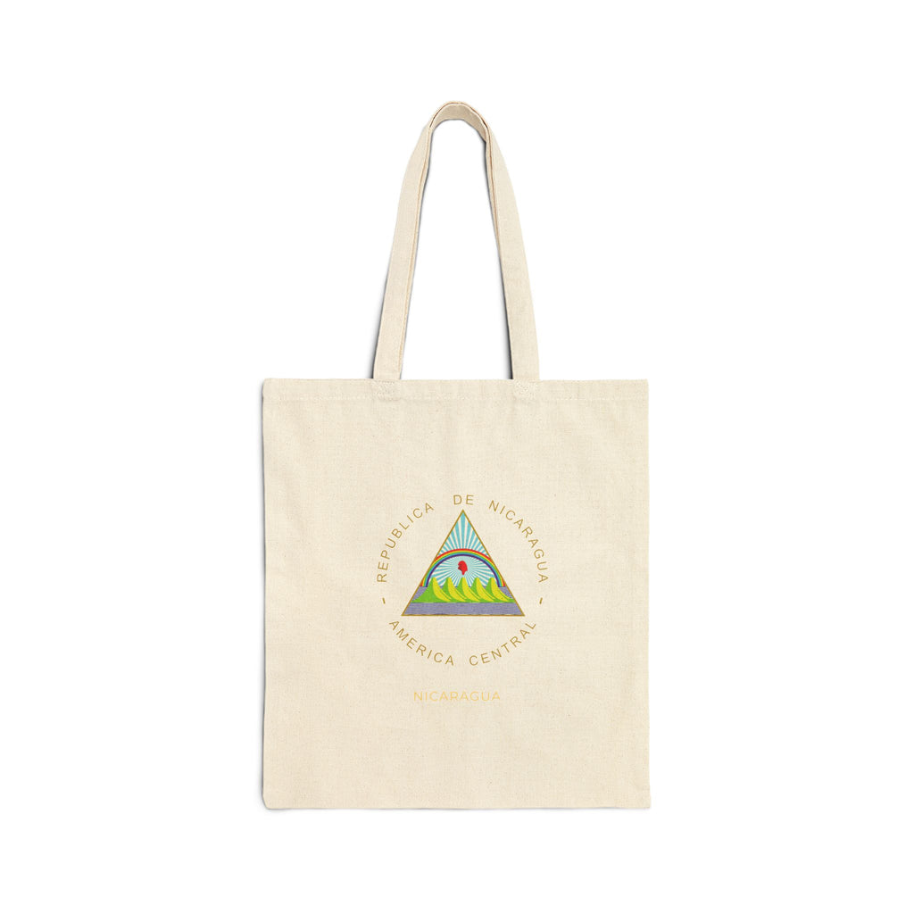 Bolsa de lona de algodón Nicaragua Escudo Nacional de Nicaragua