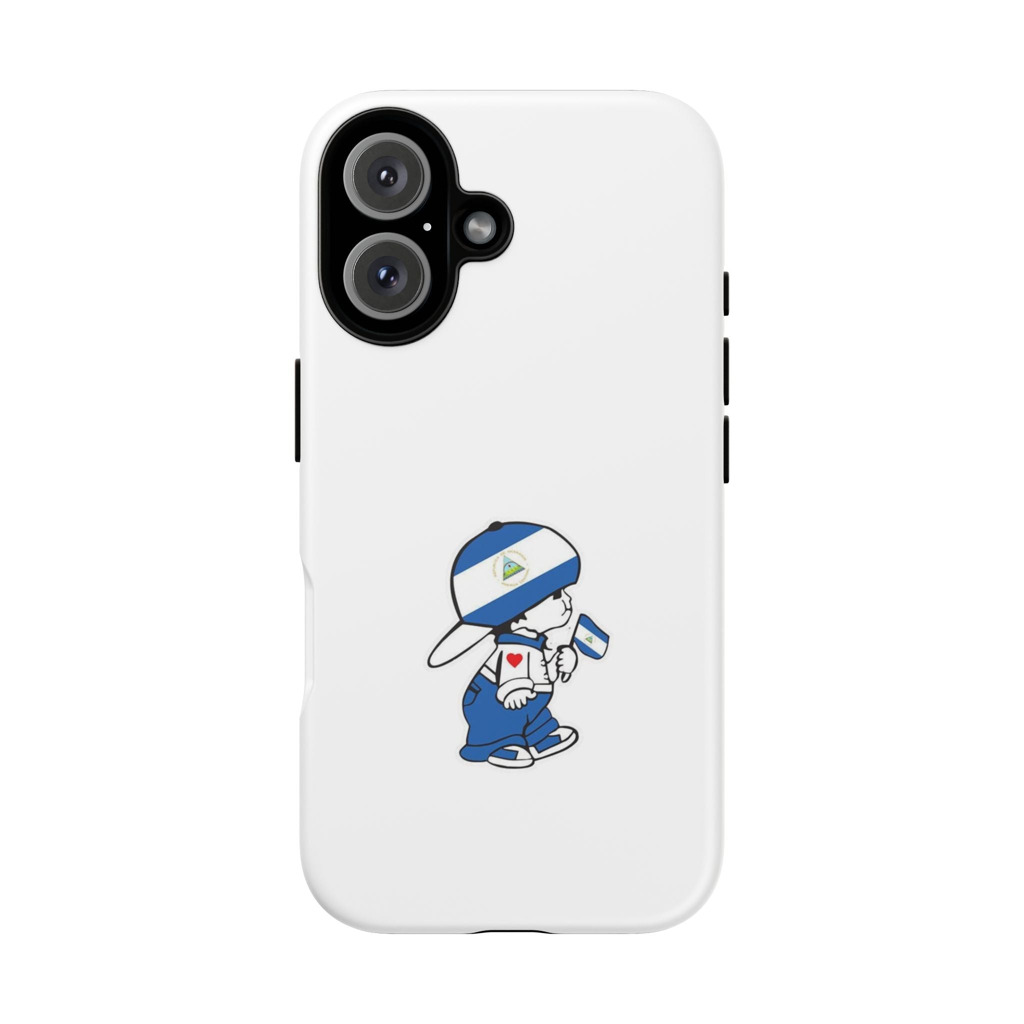 Funda Rigída Protectora para Teléfono iPhone 16 Nicaragua El Niño Nico Original