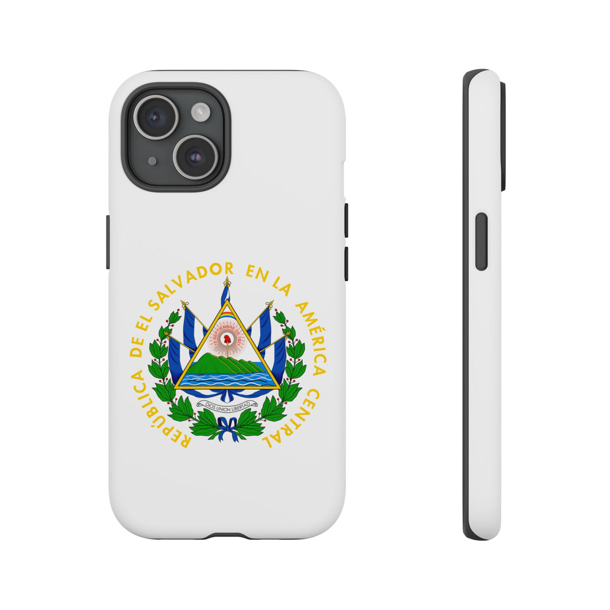 Funda para el móvil iPhone 15 Escudo Nacional de El Salvador