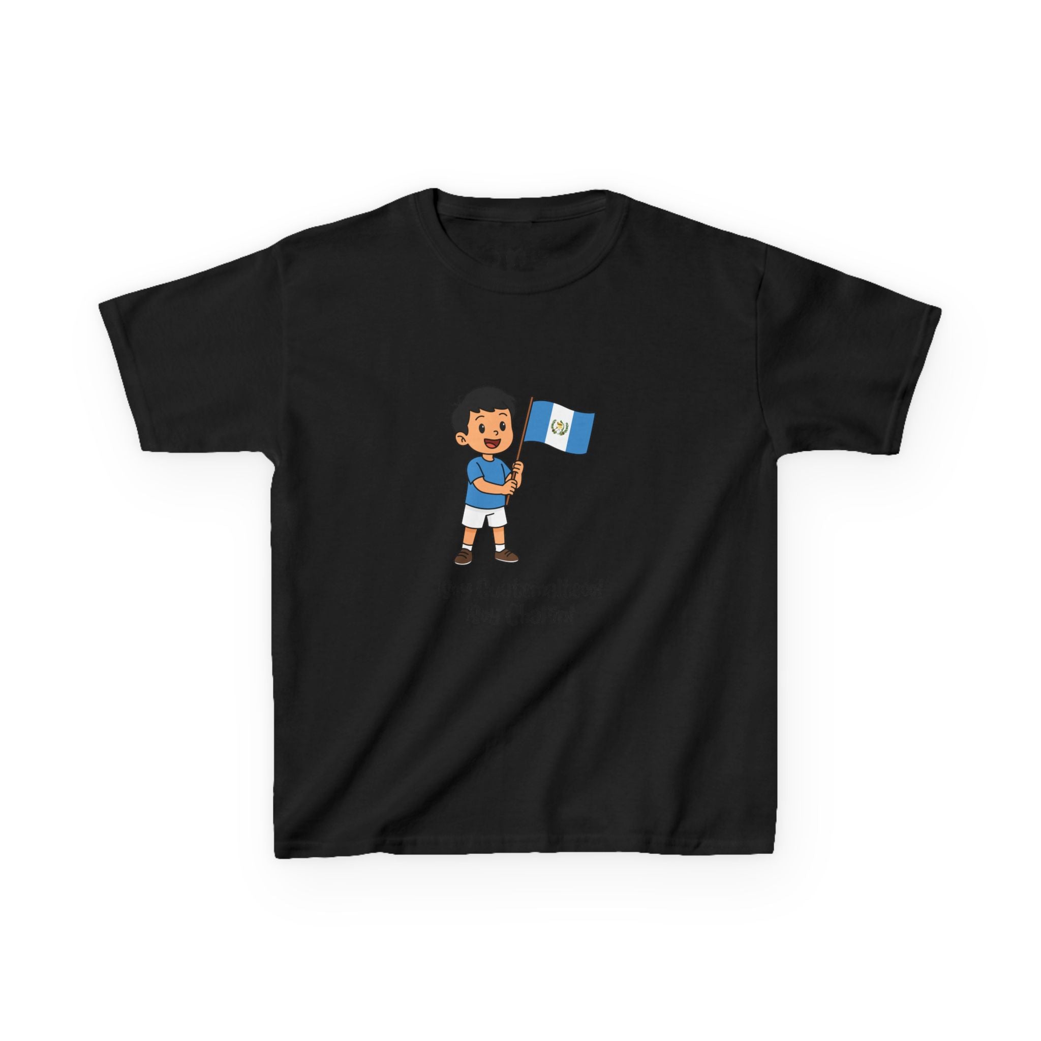 ALGODÓN GRUESO Camiseta de Niños Guatemala Soy Guatemalteco