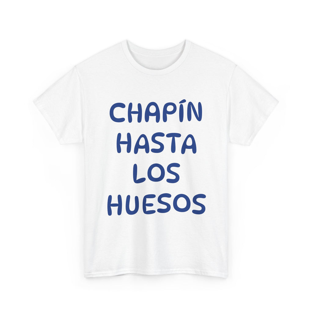 ALGODÓN GRUESO Camiseta de Hombres Guatemala Chapín Hasta Los Huesos