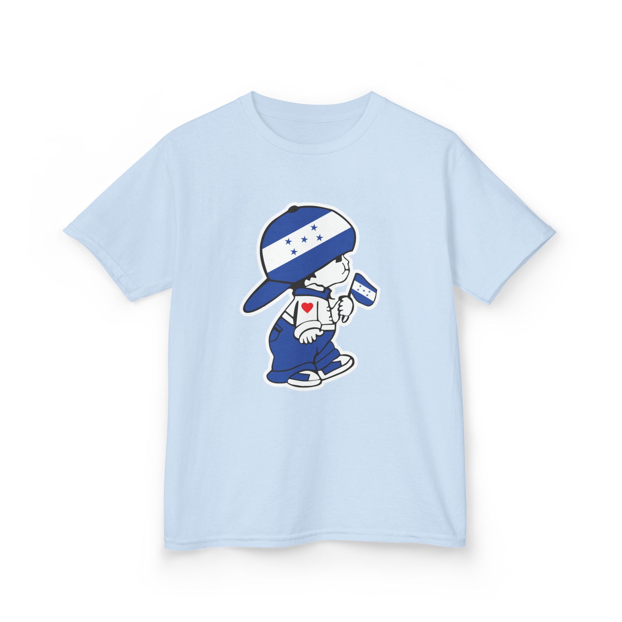 ALGODÓN GRUESO Camiseta de Niños Honduras El Niño Catracho Original