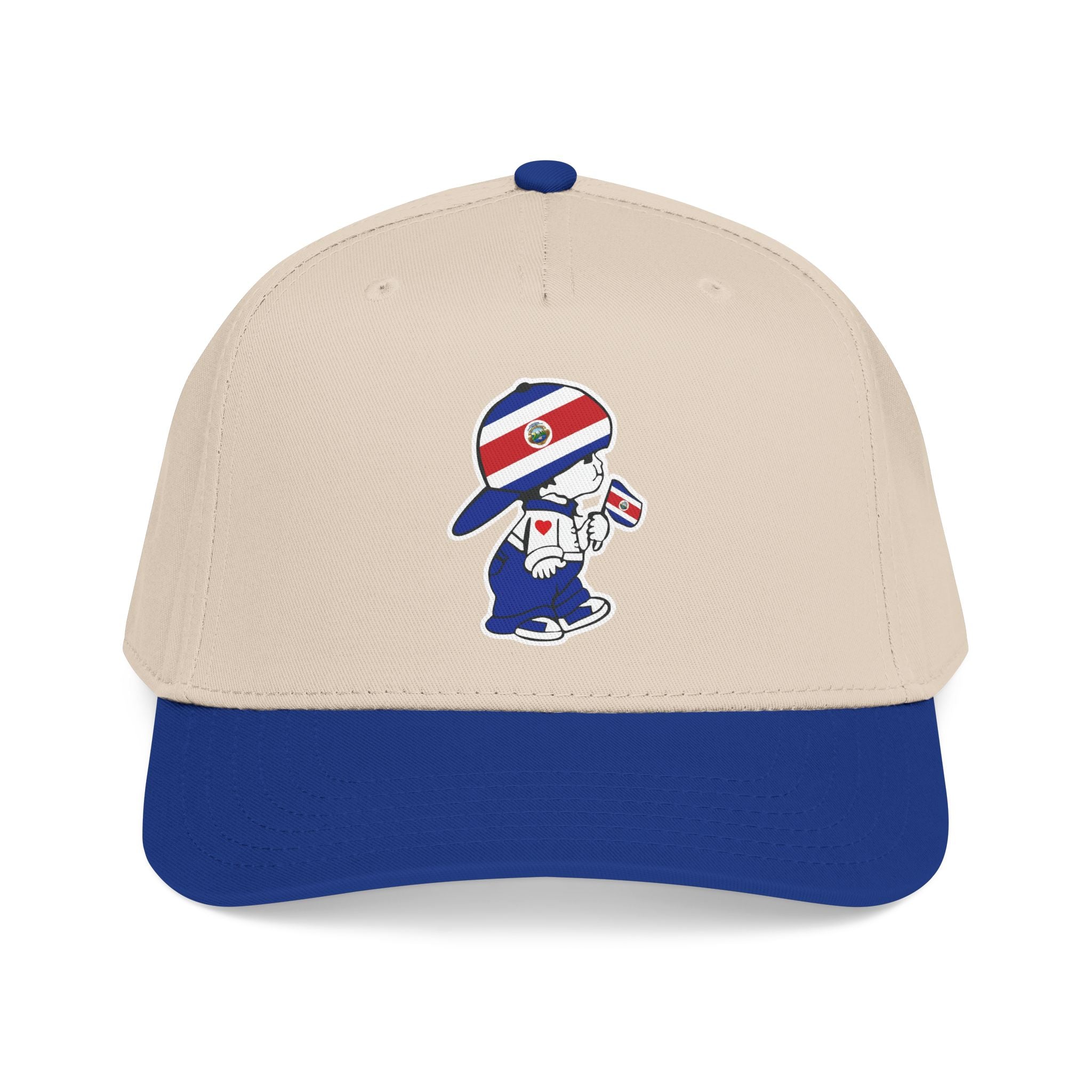 Gorra de béisbol de perfil medio Costa Rica El Niño Tico Original