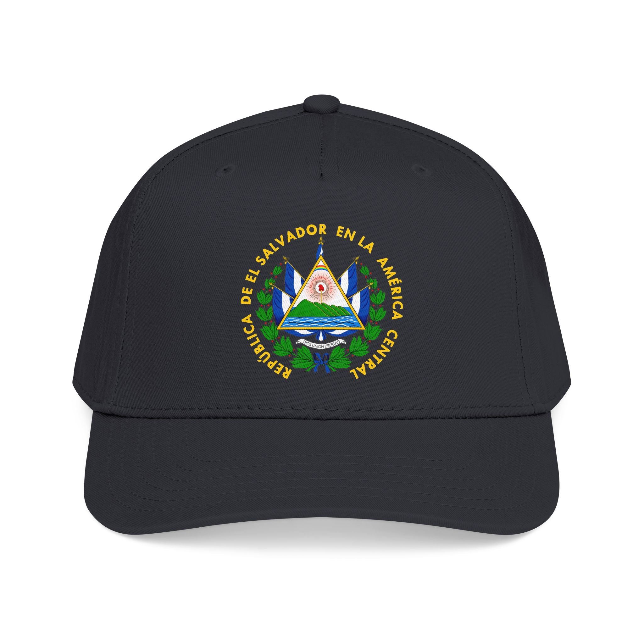 Gorra de béisbol de perfil medio El Salvador Escudo Nacional de El Salvador