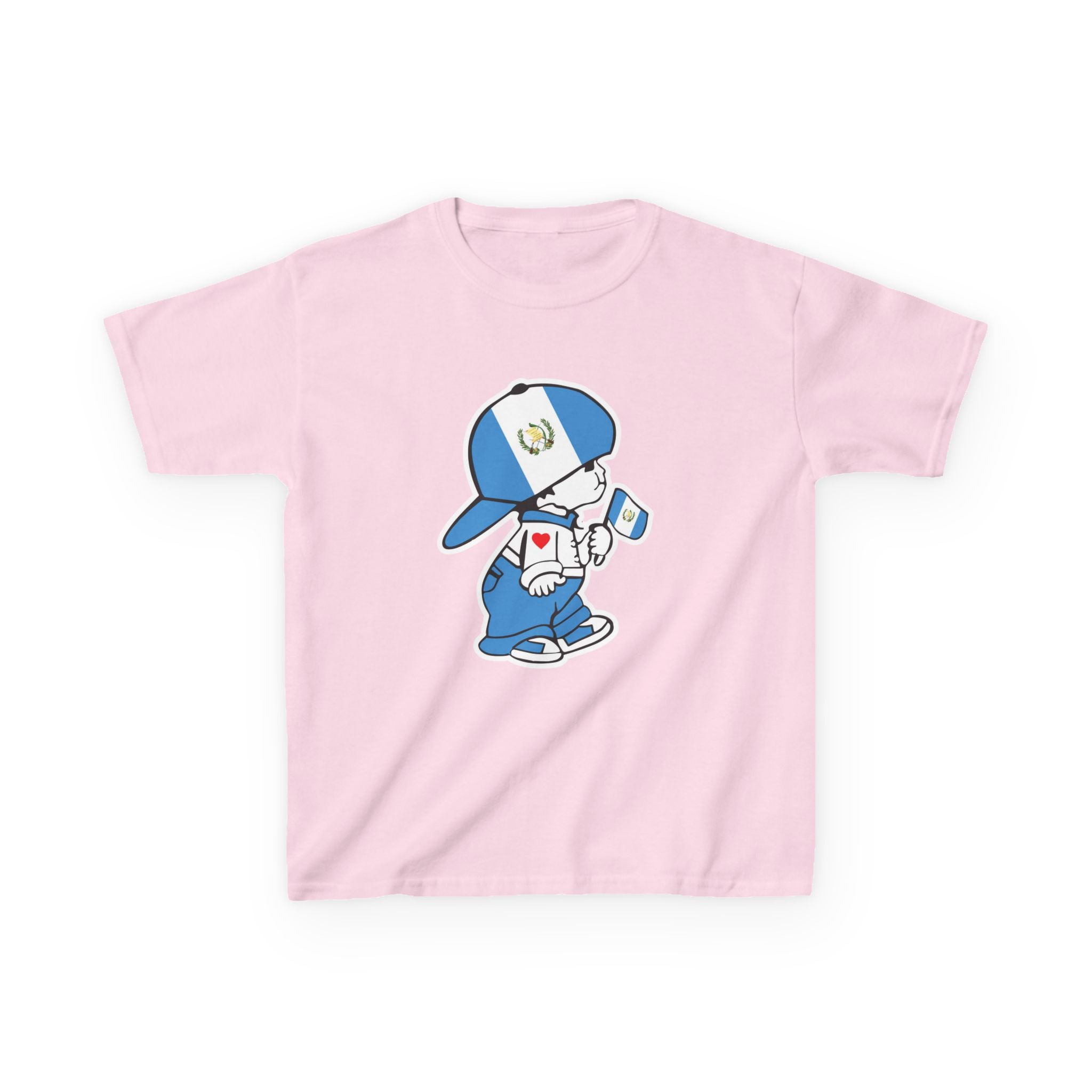 ALGODÓN GRUESO Camiseta de Niños Guatemala El Niño Chapín Original