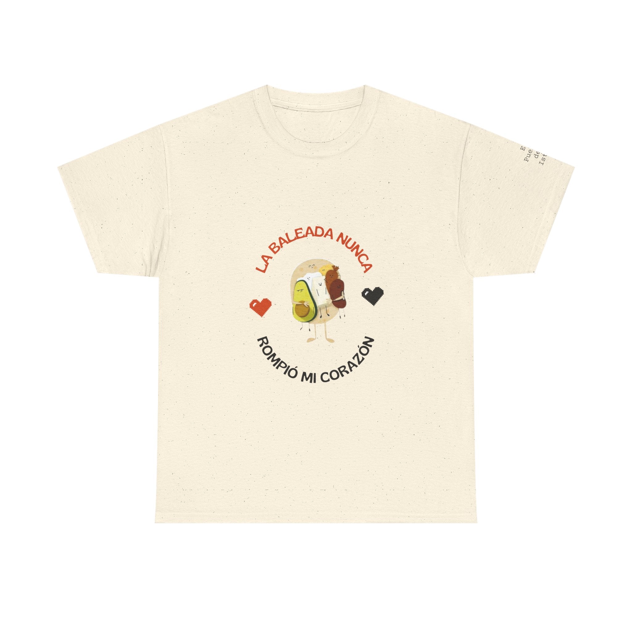 ALGODÓN GRUESO Camiseta de Hombres Honduras La Baleada Nunca Rompió Mi Corazón