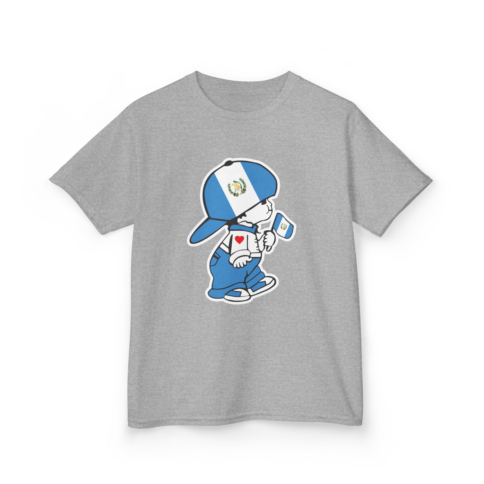 ALGODÓN GRUESO Camiseta de Niños Guatemala El Niño Chapín Original