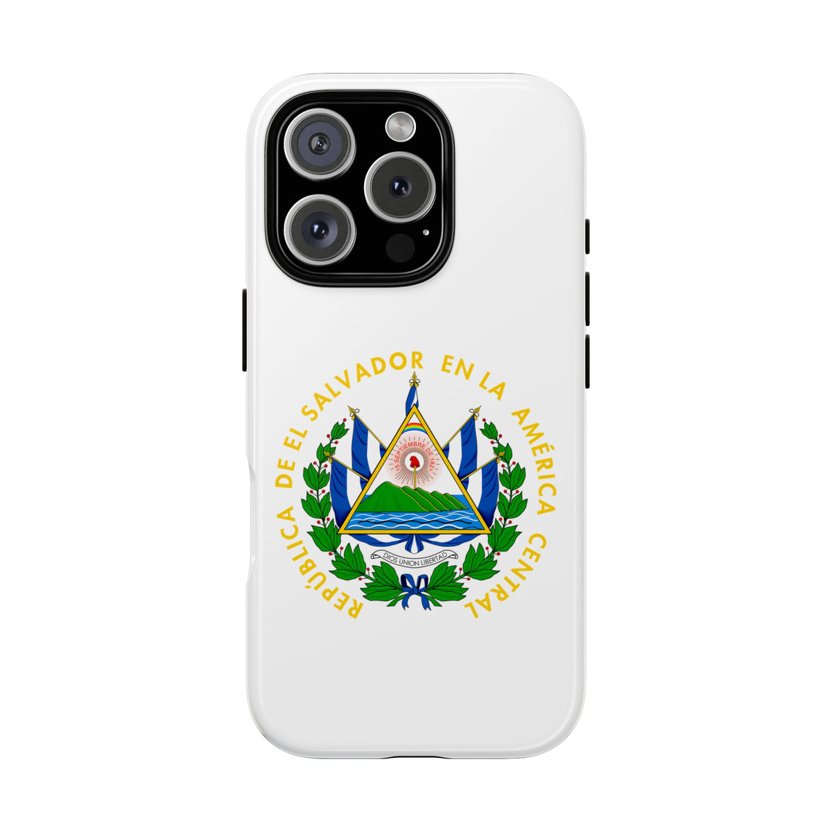 Funda para el móvil iPhone 16 Escudo Nacional de El Salvador