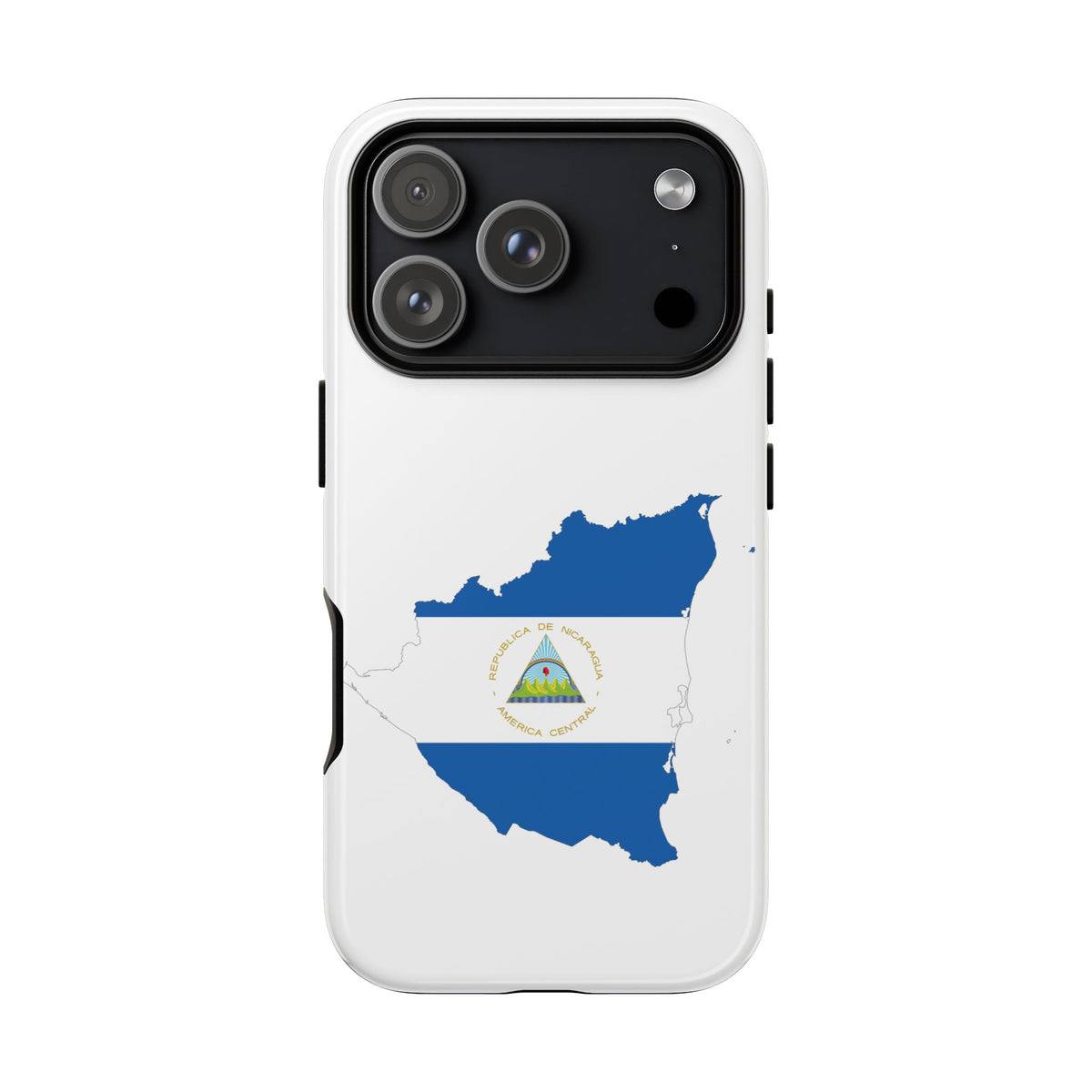 Funda para el móvil iPhone 17 silueta Nicaragua
