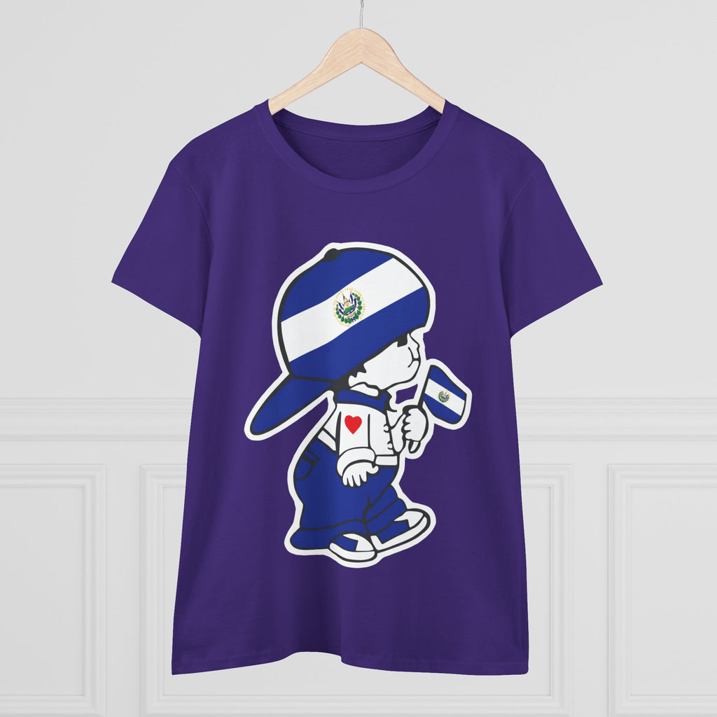 ALGODÓN DE MEDIO GROSOR Camiseta de Mujeres El Niño Guanaco Original