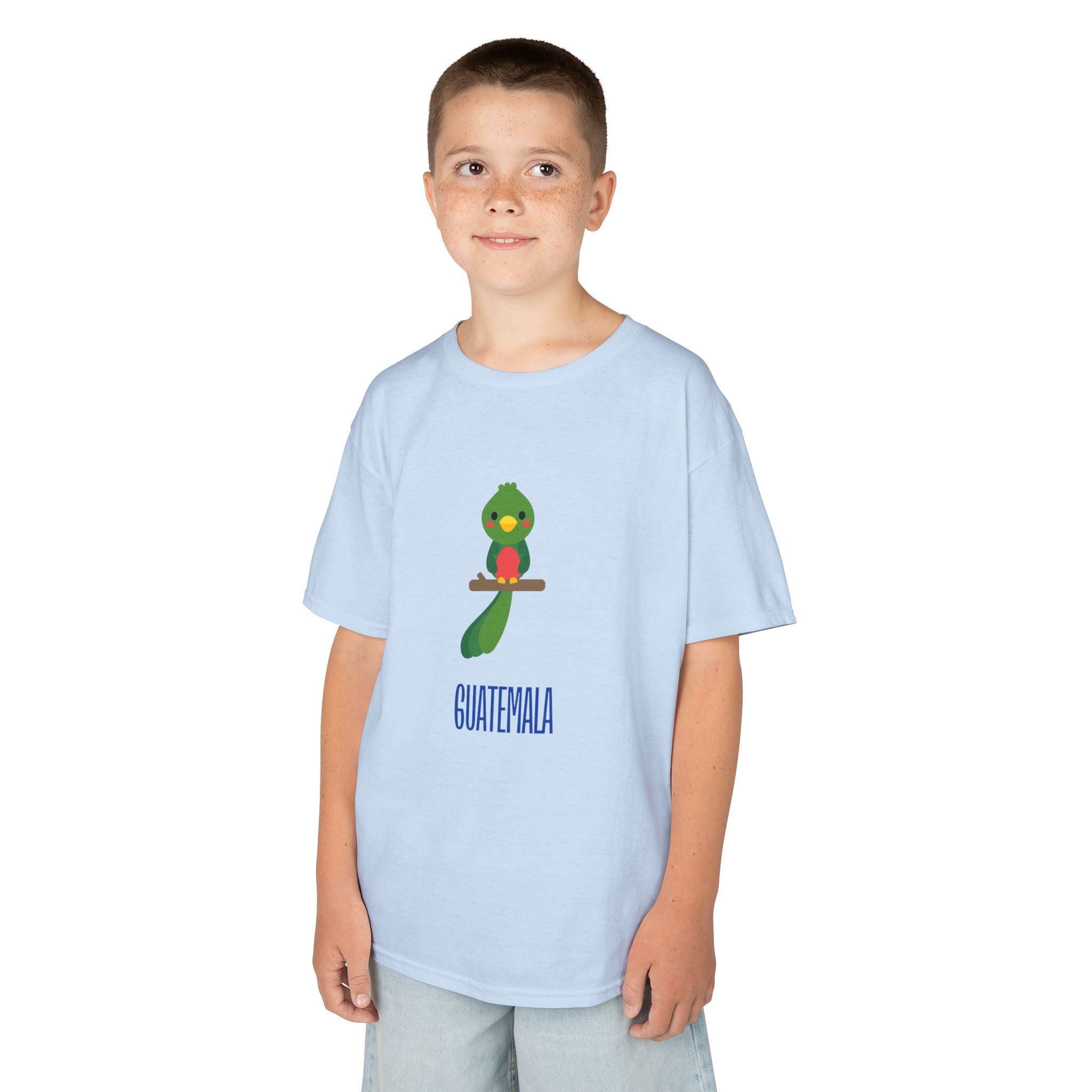 ALGODÓN DE MEDIO GROSOR Camiseta de Niños Quetzal Guatemala