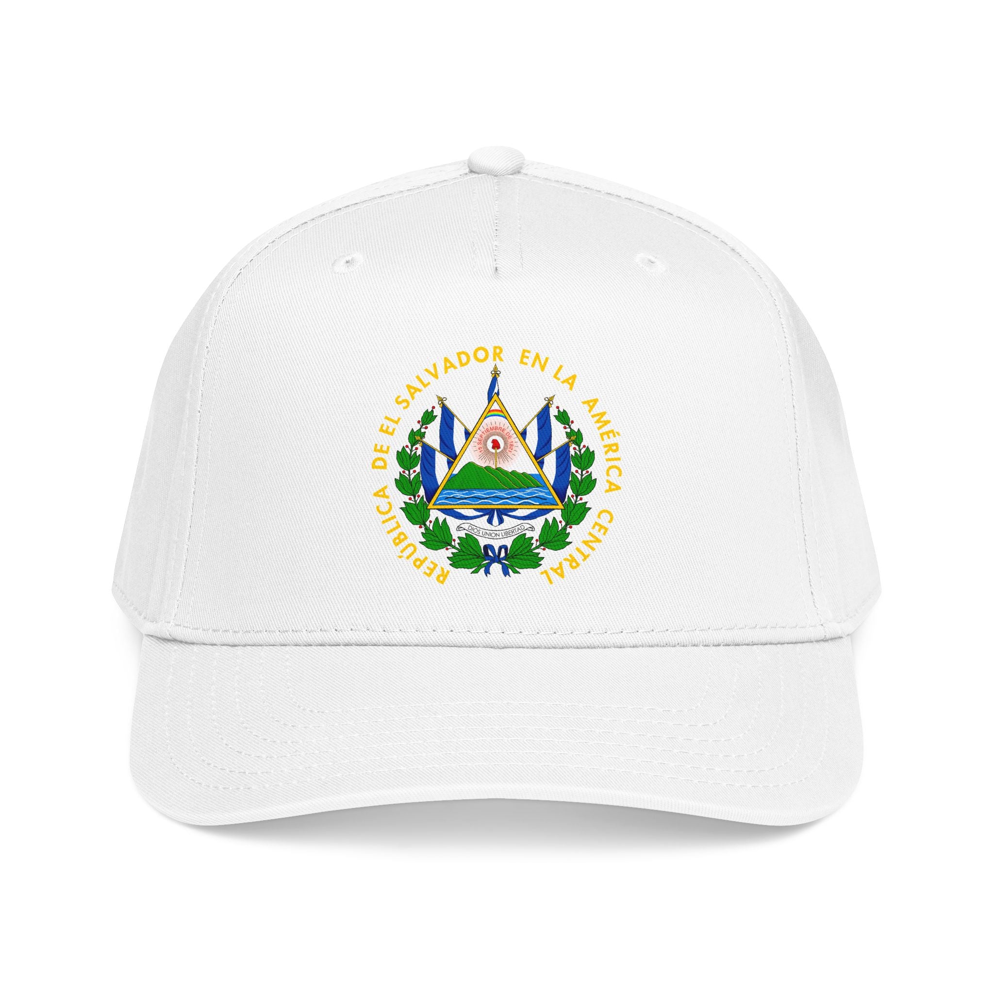 Gorra de béisbol de perfil medio El Salvador Escudo Nacional de El Salvador