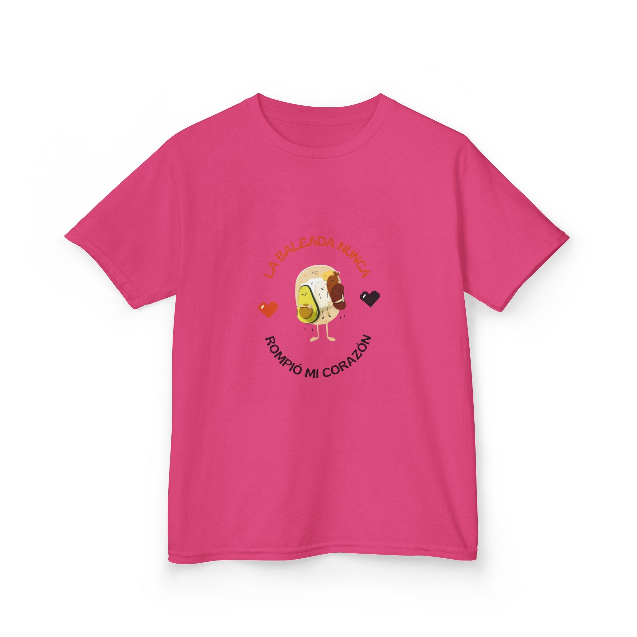 ALGODÓN GRUESO Camiseta de Niñas Honduras La Baleada Nunca Rompió Mi Corazón