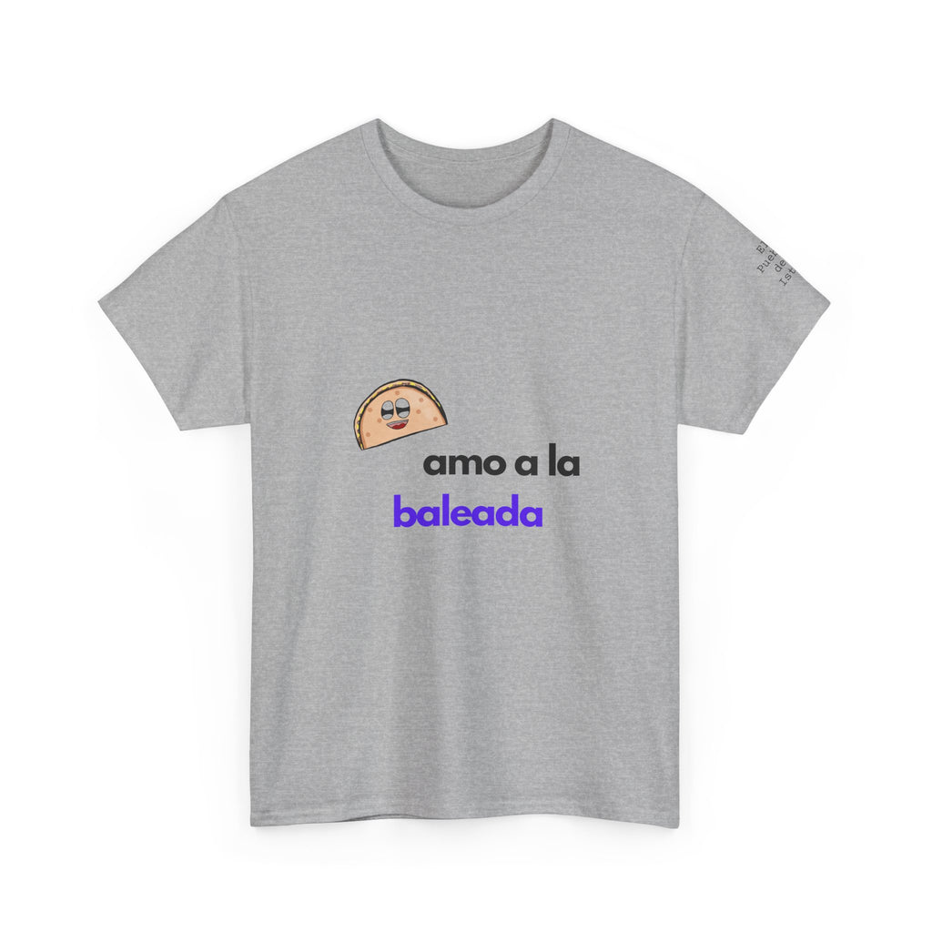 ALGODÓN GRUESO Camiseta de Hombres Honduras Diseño Amo a la baleada