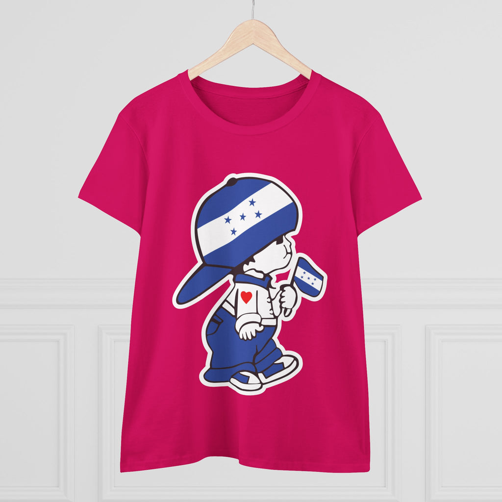 ALGODÓN DE MEDIO GROSOR Camiseta de Mujeres El Niño Chapín Original