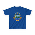 ALGODÓN GRUESO Camiseta de Niños Costa Rica Escudo Nacional de Costa Rica