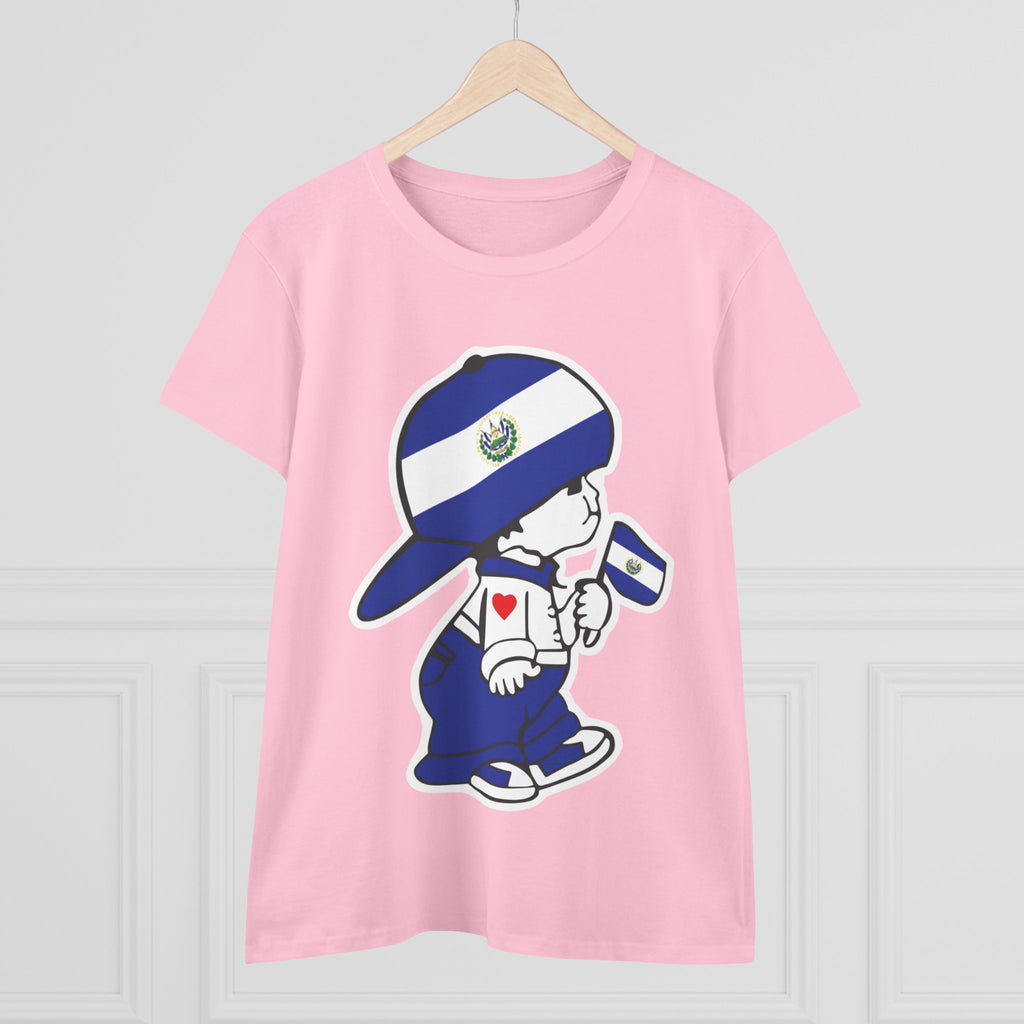 ALGODÓN DE MEDIO GROSOR Camiseta de Mujeres El Niño Guanaco Original