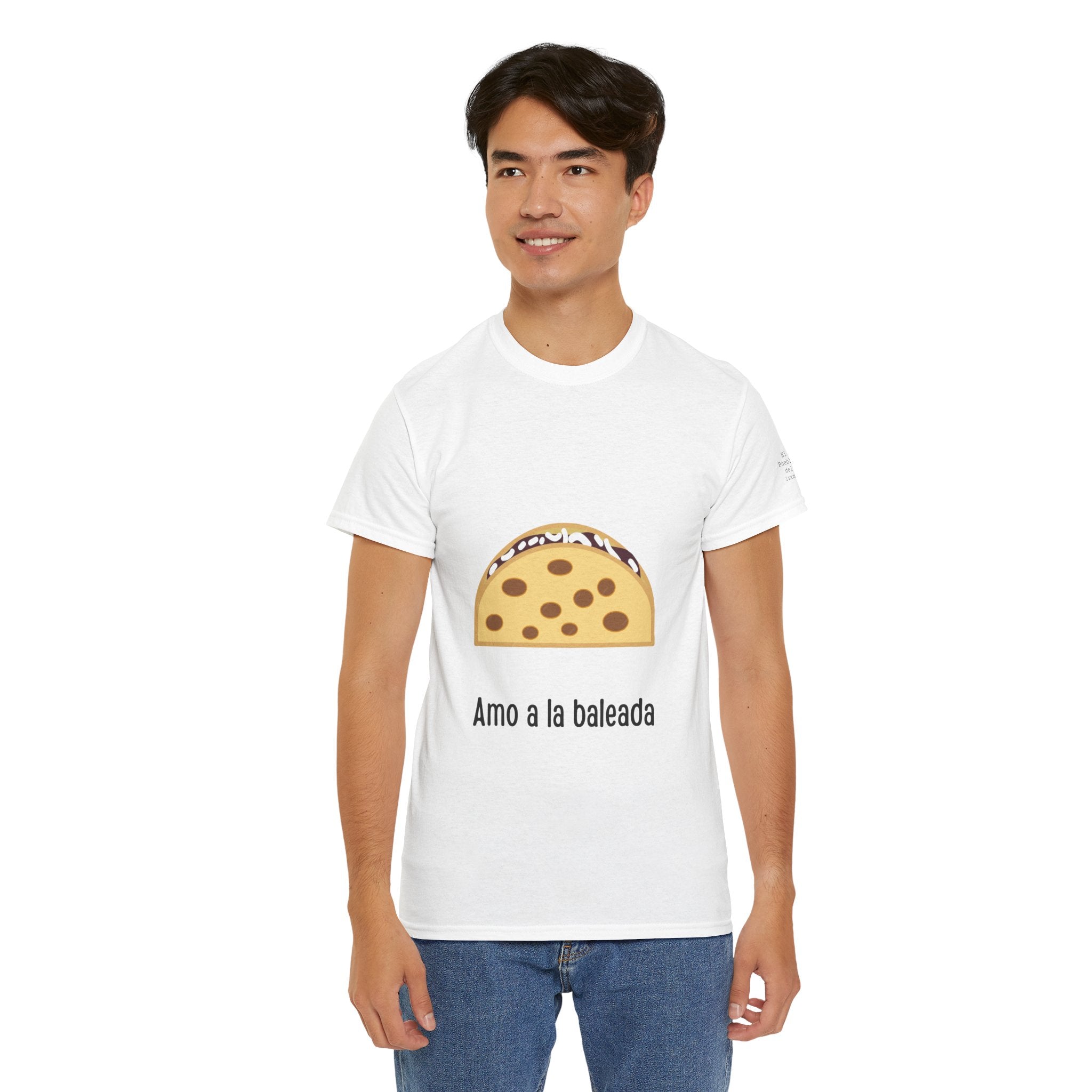 ALGODÓN GRUESO Camiseta de Hombres Honduras Amo a la baleada