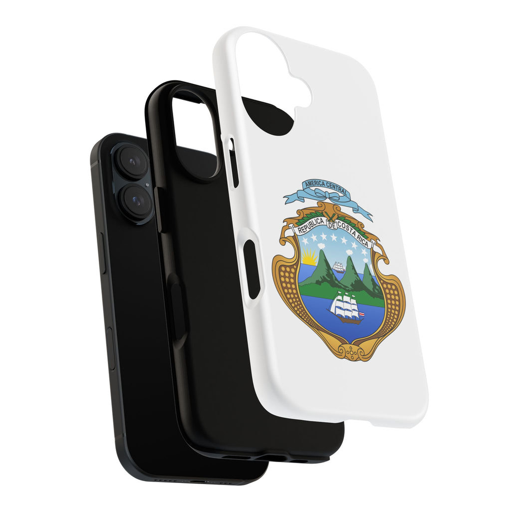 Funda Rigída Protectora para Teléfono iPhone 16 Costa Rica Escudo Nacional de Costa Rica