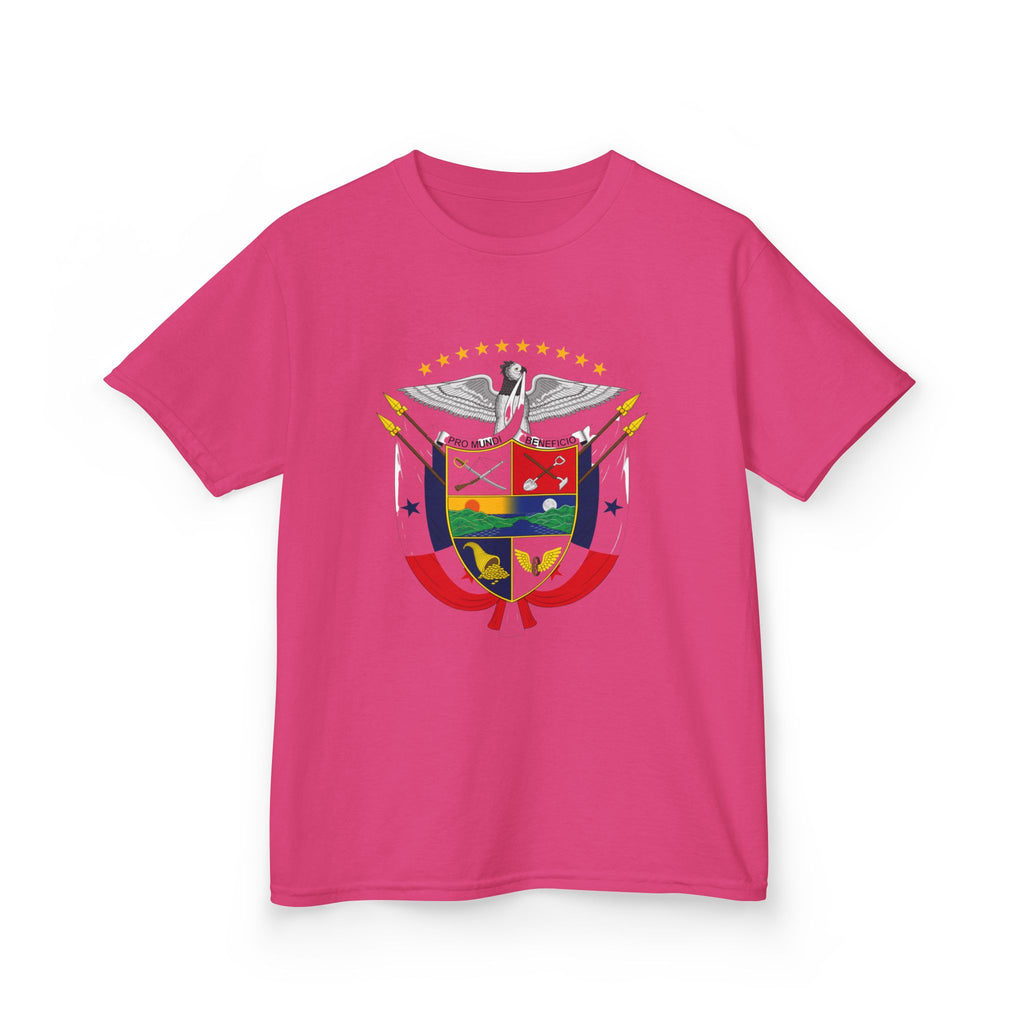 ALGODÓN GRUESO Camiseta de Niñas Panamá Escudo Nacional de Panamá