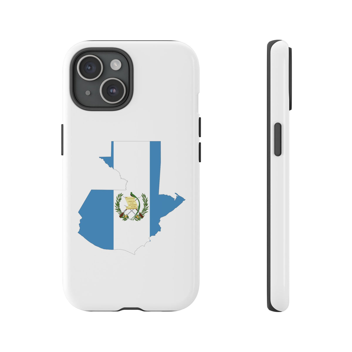 Funda para el móvil iPhone 15 silueta Guatemala