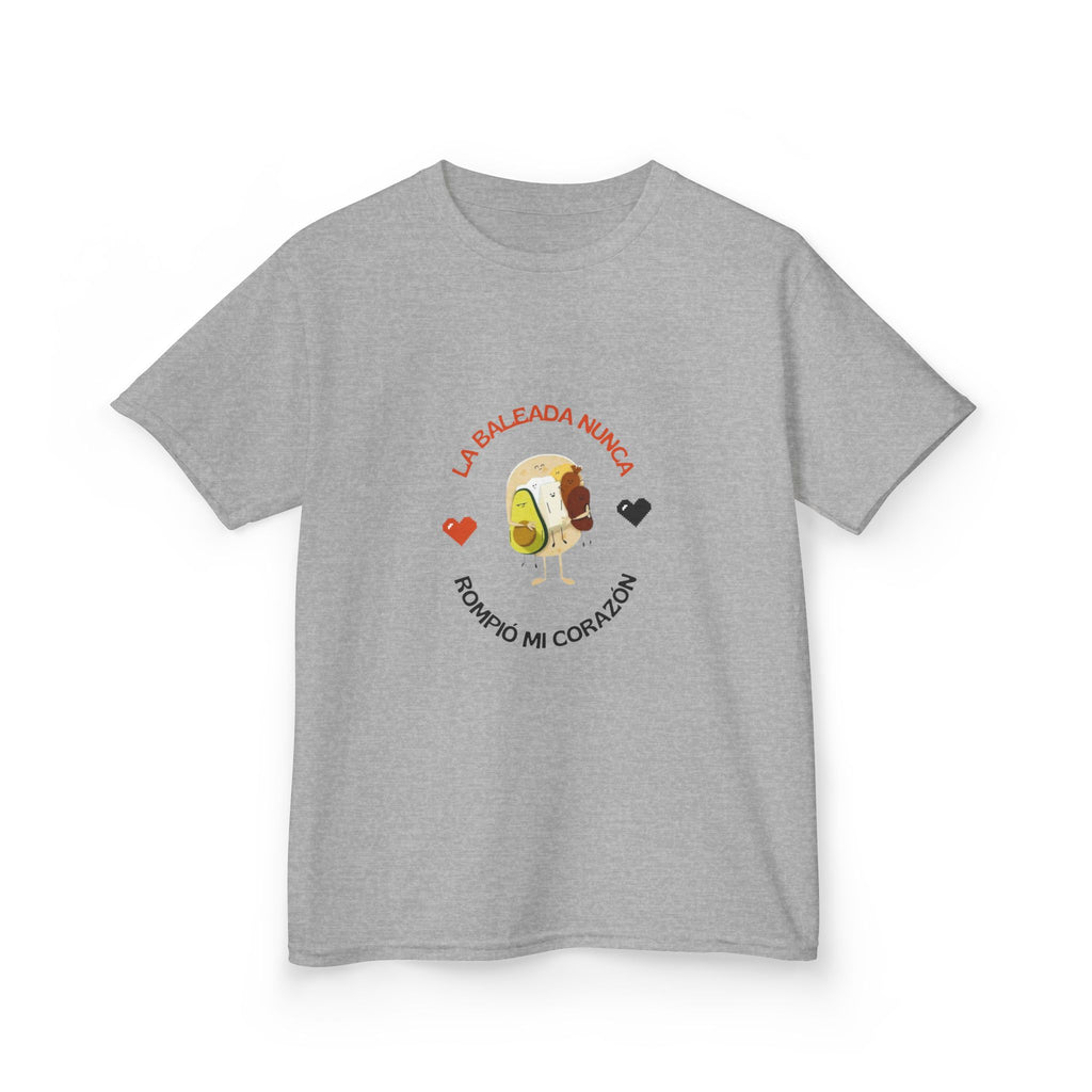 ALGODÓN GRUESO Camiseta de Niñas Honduras La Baleada Nunca Rompió Mi Corazón
