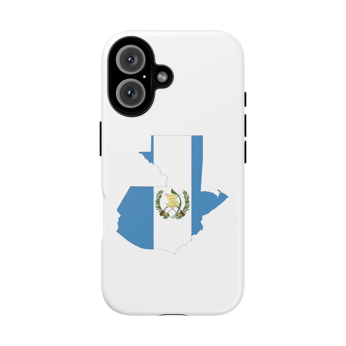 Funda para el móvil iPhone 16 silueta Guatemala