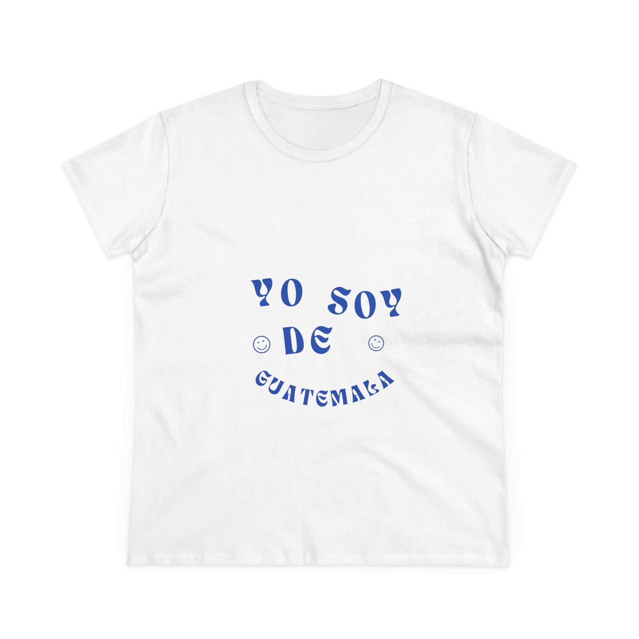 ALGODÓN DE MEDIO GROSOR Camiseta de Mujeres GuatemalaYo Soy de Guatemala