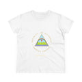 ALGODÓN DE MEDIO GROSOR Camiseta de Mujeres Nicaragua Escudo Nacional de Nicaragua