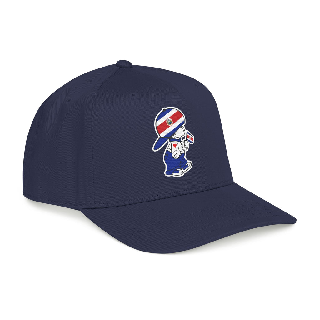 Gorra de béisbol de perfil medio Costa Rica El Niño Tico Original