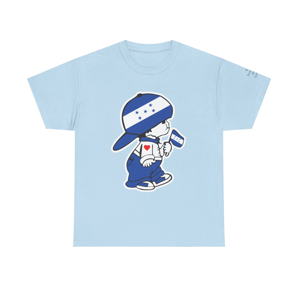 ALGODÓN GRUESO Camiseta de Hombres Honduras El Niño Catracho Original