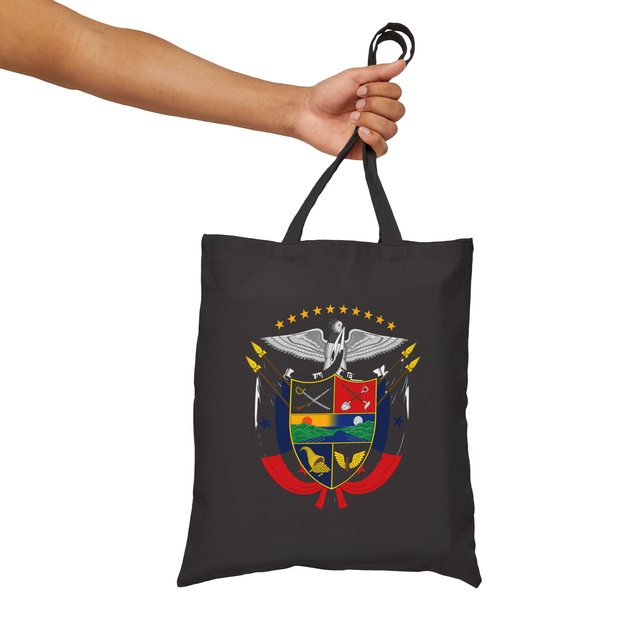 Bolsa de lona de algodón Panamá Escudo Nacional de Panamá