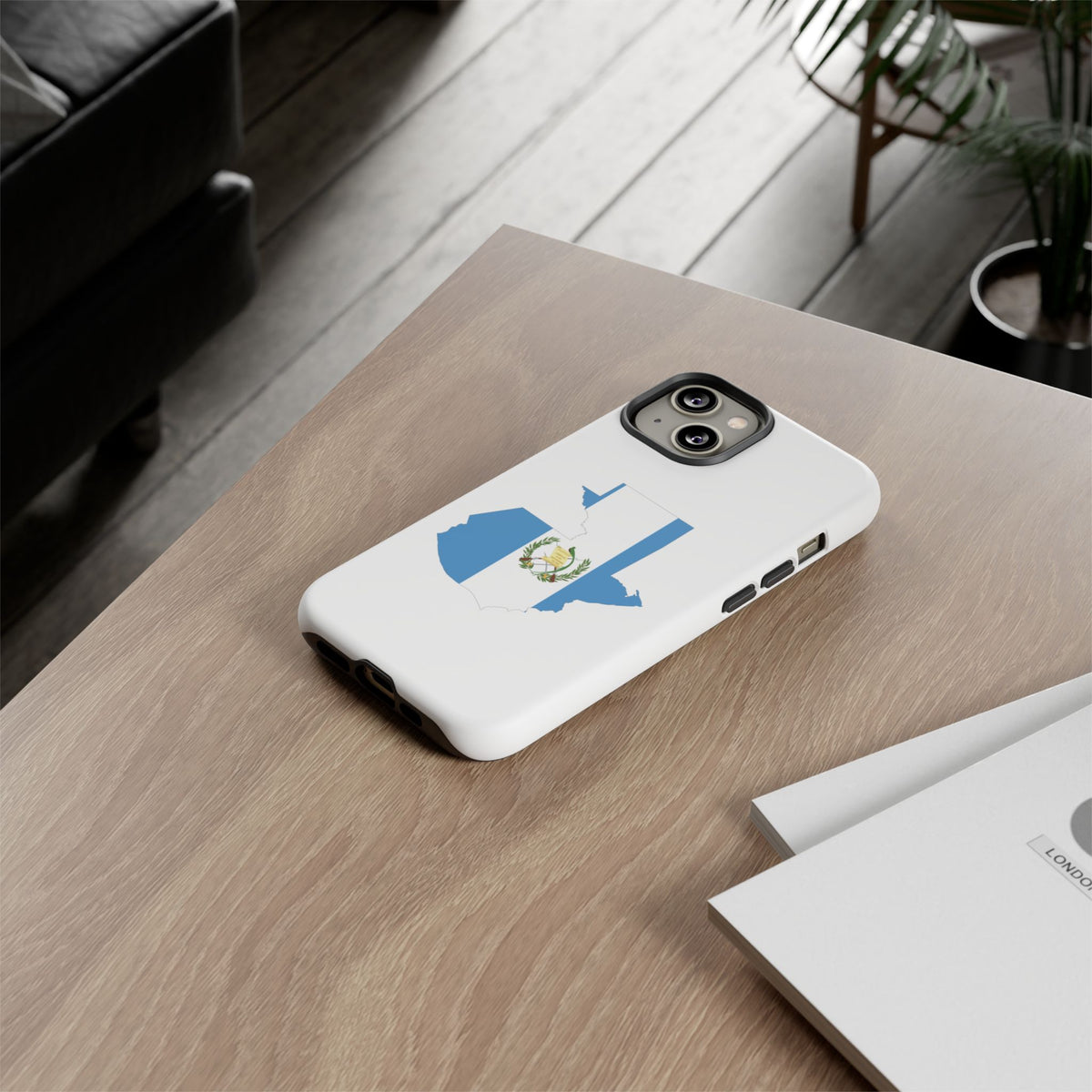 Funda para el móvil iPhone 14 silueta Guatemala