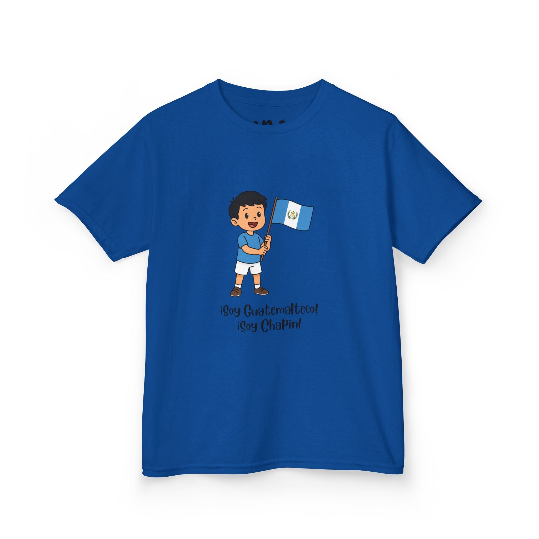 ALGODÓN GRUESO Camiseta de Niños Guatemala Soy Guatemalteco