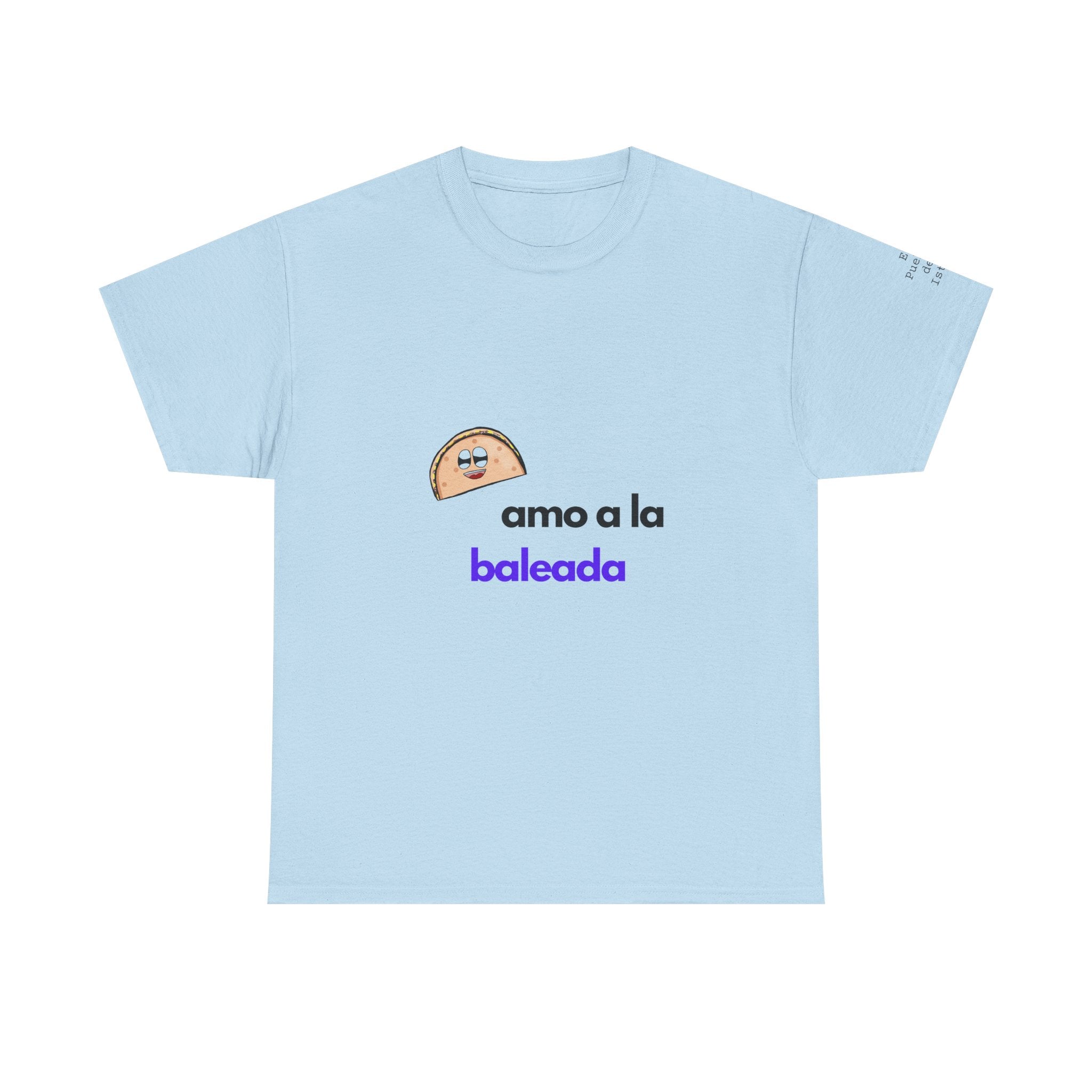 ALGODÓN GRUESO Camiseta de Hombres Honduras Diseño Amo a la baleada